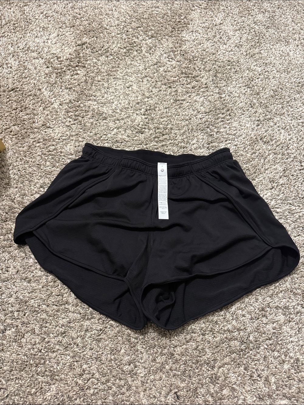 Lululemon Women's Black Mesh Athletic Running Shorts